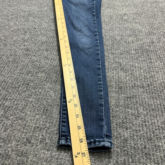 GAP Denim Womens Favorite Jegging Size 26 Regular Blue Cotton Stretch Low Rise - Picture 4 of 11
